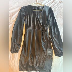 Lulu’s NWT Black silk dress